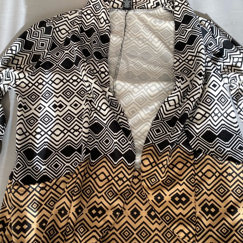 Patterned cardigan